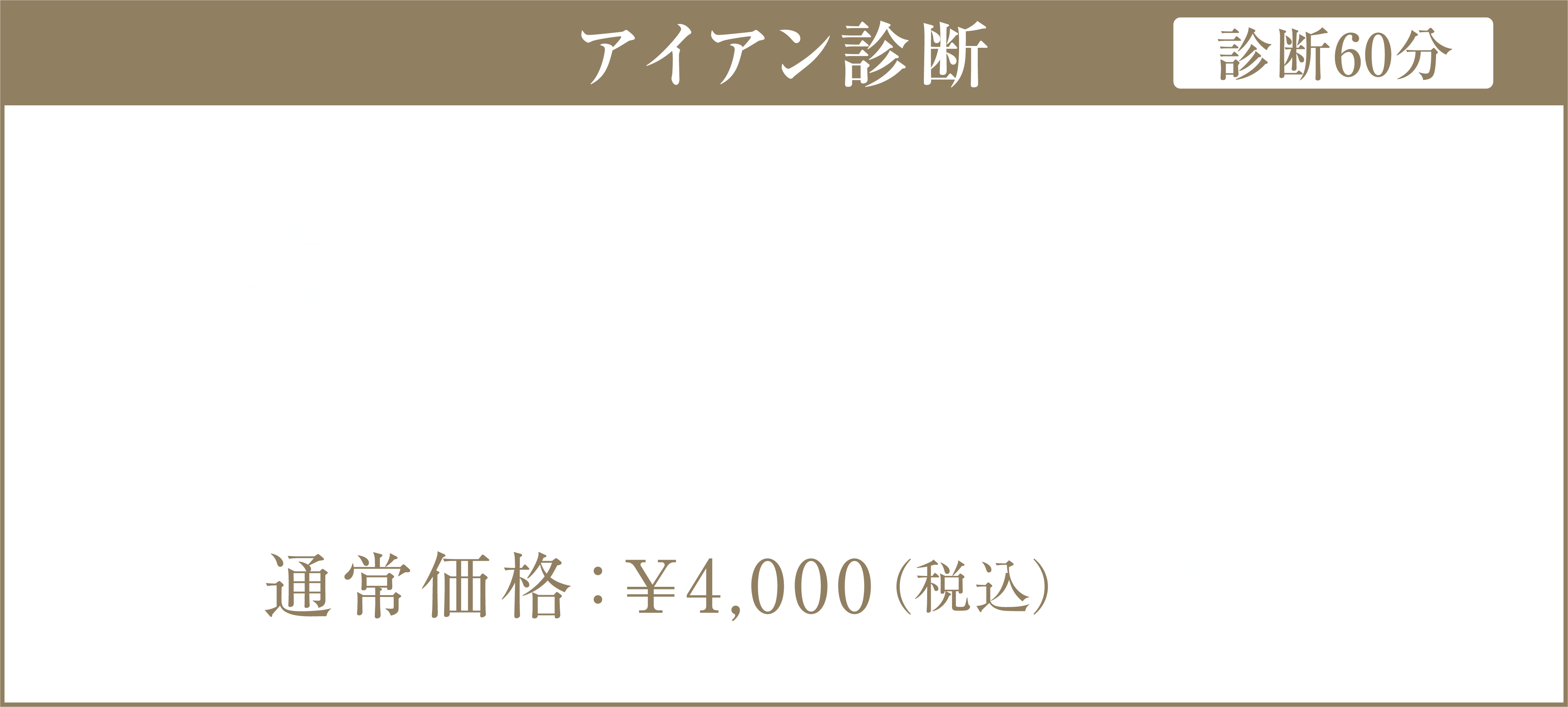 アイアン診断