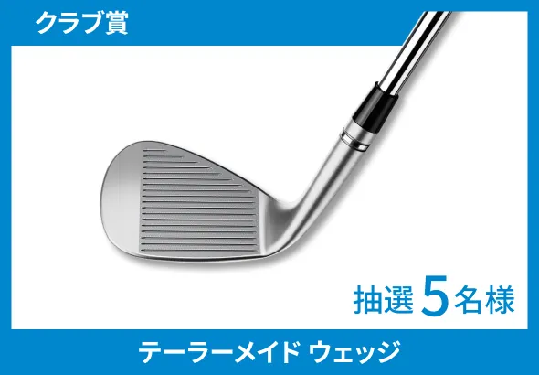 クラブ賞 テーラーメイド ウェッジ 抽選5名様